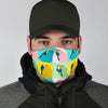 Parrot Print Pattern Face Mask-grizzshop