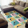 Parrot Print Pattern Floor Mat-grizzshop