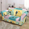 Parrot Print Pattern Loveseat Cover-grizzshop