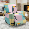 Parrot Print Pattern Recliner Cover-grizzshop