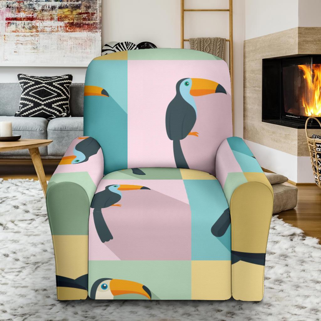 Parrot Print Pattern Recliner Cover-grizzshop