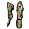 Parrot Tropical Print Pattern Muay Thai Shin Guards-grizzshop