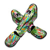 Parrot Tropical Print Pattern Muay Thai Shin Guards-grizzshop