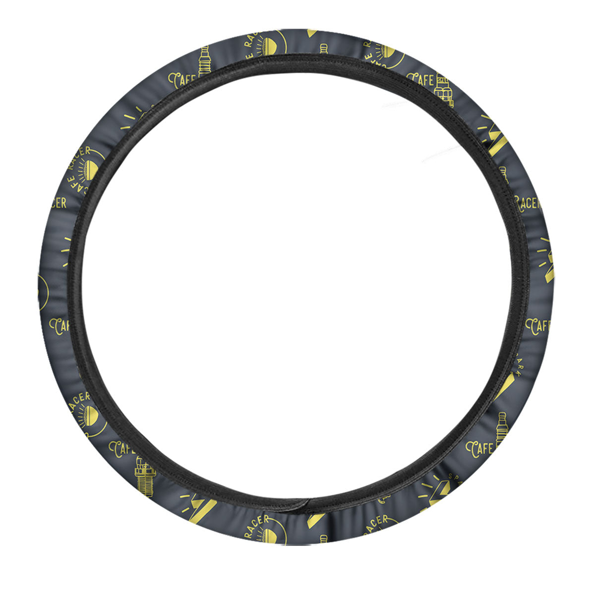Parts Motorcycle Print Pattern Car Steering Wheel Cover-grizzshop