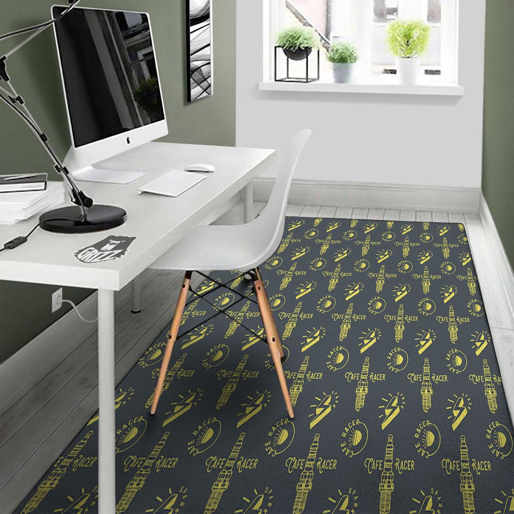 Parts Motorcycle Print Pattern Floor Mat-grizzshop