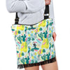 Pastal Parrot Bird Floral Pattern Print Crossbody Bags-grizzshop