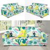 Pastal Parrot Bird Floral Pattern Print Sofa Covers-grizzshop