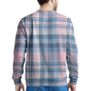 Pastel Blue And Pink Plaid Tartan Men's Sweatshirt-grizzshop