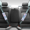 Pastel Blue And Pink Plaid Tartan Seat Belt Cover-grizzshop