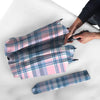 Pastel Blue And Pink Plaid Tartan Umbrella-grizzshop