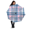 Pastel Blue And Pink Plaid Tartan Umbrella-grizzshop