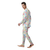 Pastel Cow Print Pattern Men's Pajamas-grizzshop