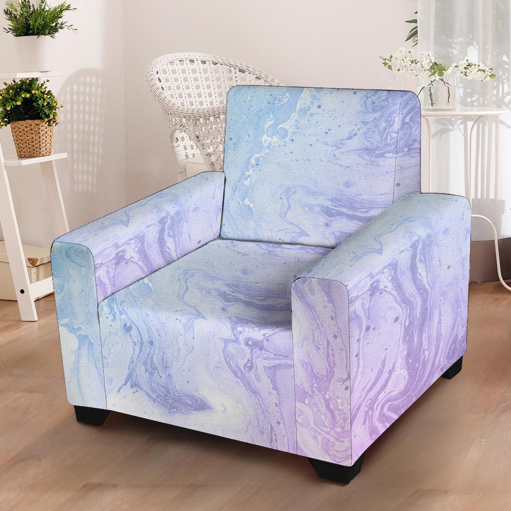 Pastel Marble Armchair Cover-grizzshop