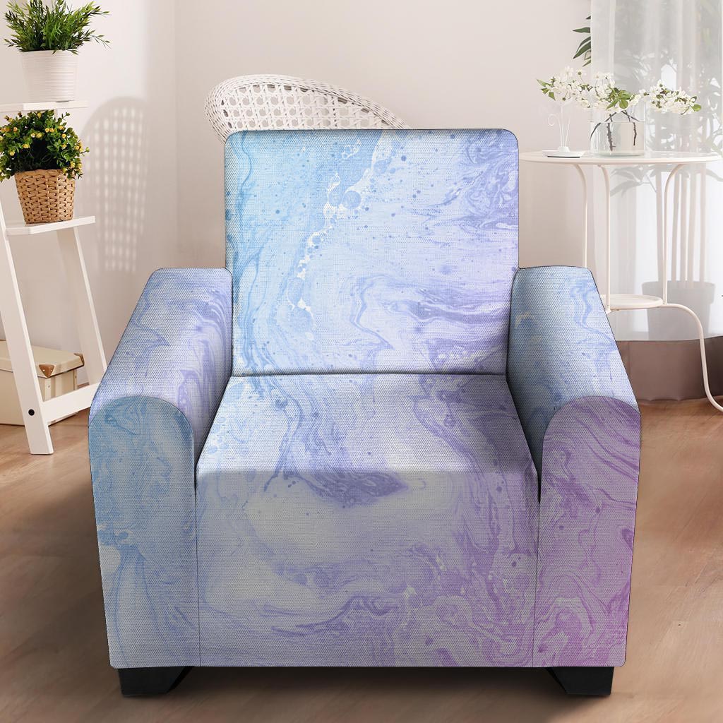 Pastel Marble Armchair Cover-grizzshop