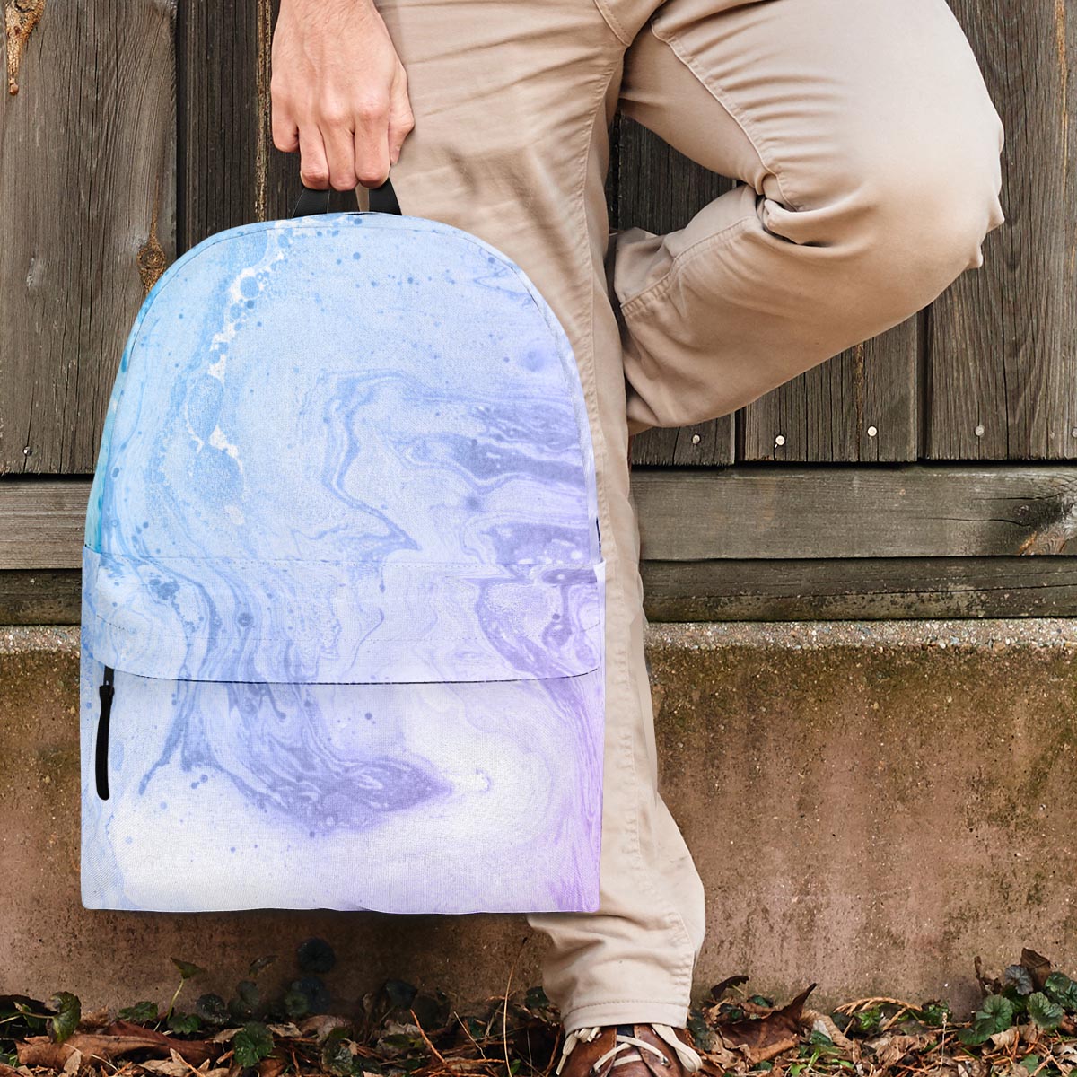 Pastel Marble Backpack-grizzshop