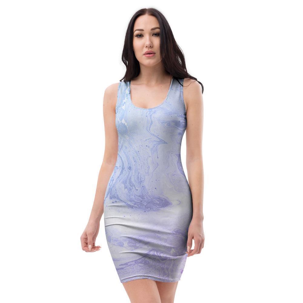 Pastel Marble Bodycon Dress-grizzshop