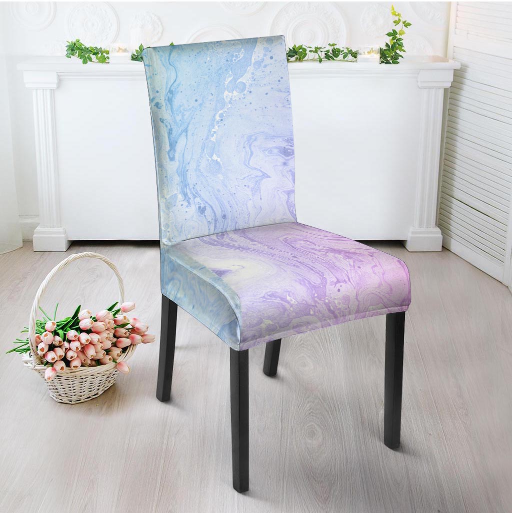 Pastel Marble Chair Cover-grizzshop