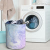 Pastel Marble Laundry Basket-grizzshop