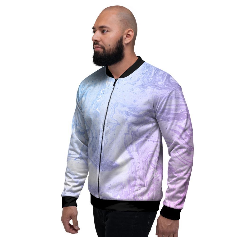 Pastel Marble Men's Bomber Jacket-grizzshop