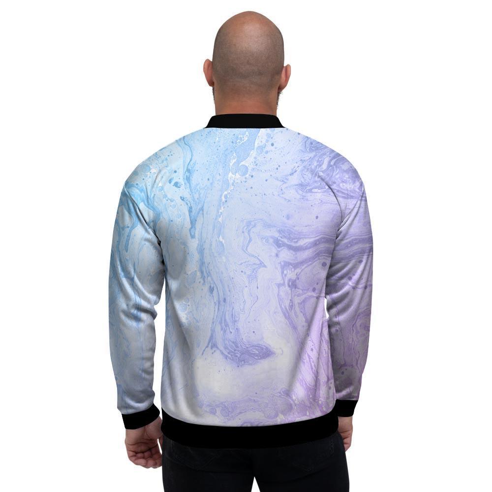 Pastel Marble Men's Bomber Jacket-grizzshop