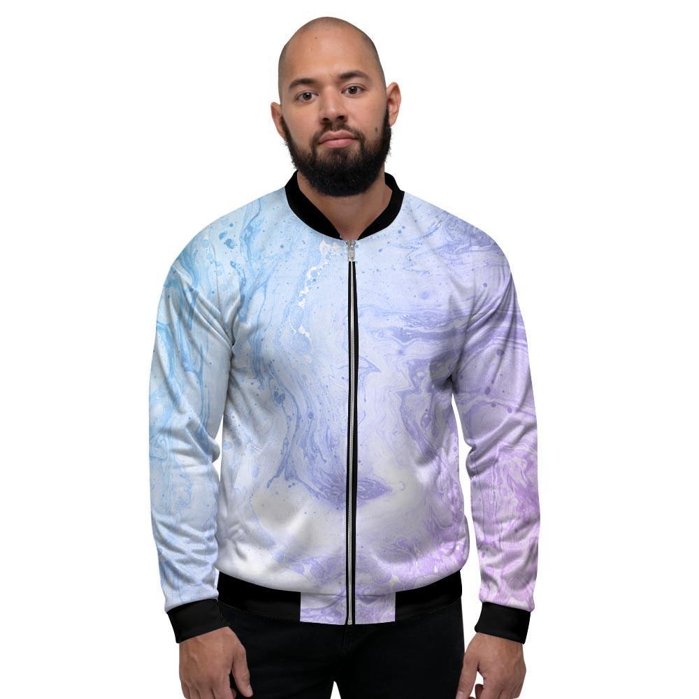 Pastel Marble Men's Bomber Jacket-grizzshop