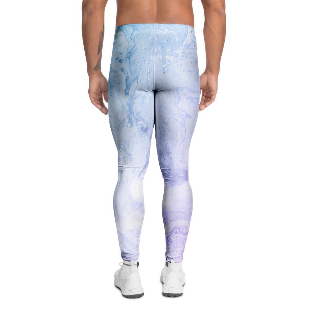 Pastel Marble Men's Leggings-grizzshop