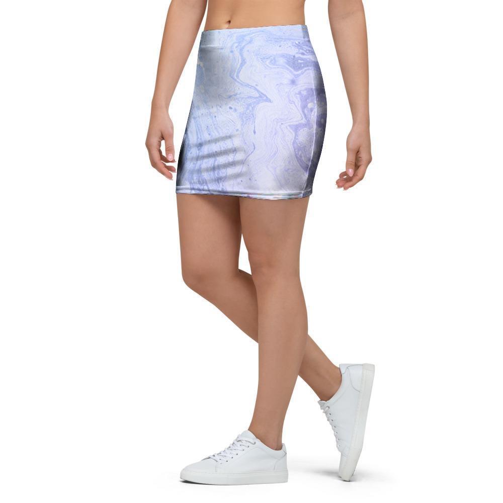 Pastel Marble Mini Skirt-grizzshop