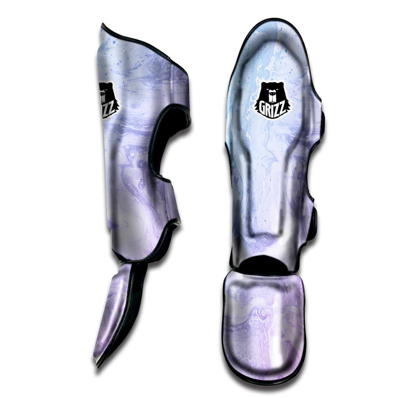 Pastel Marble Muay Thai Shin Guard-grizzshop