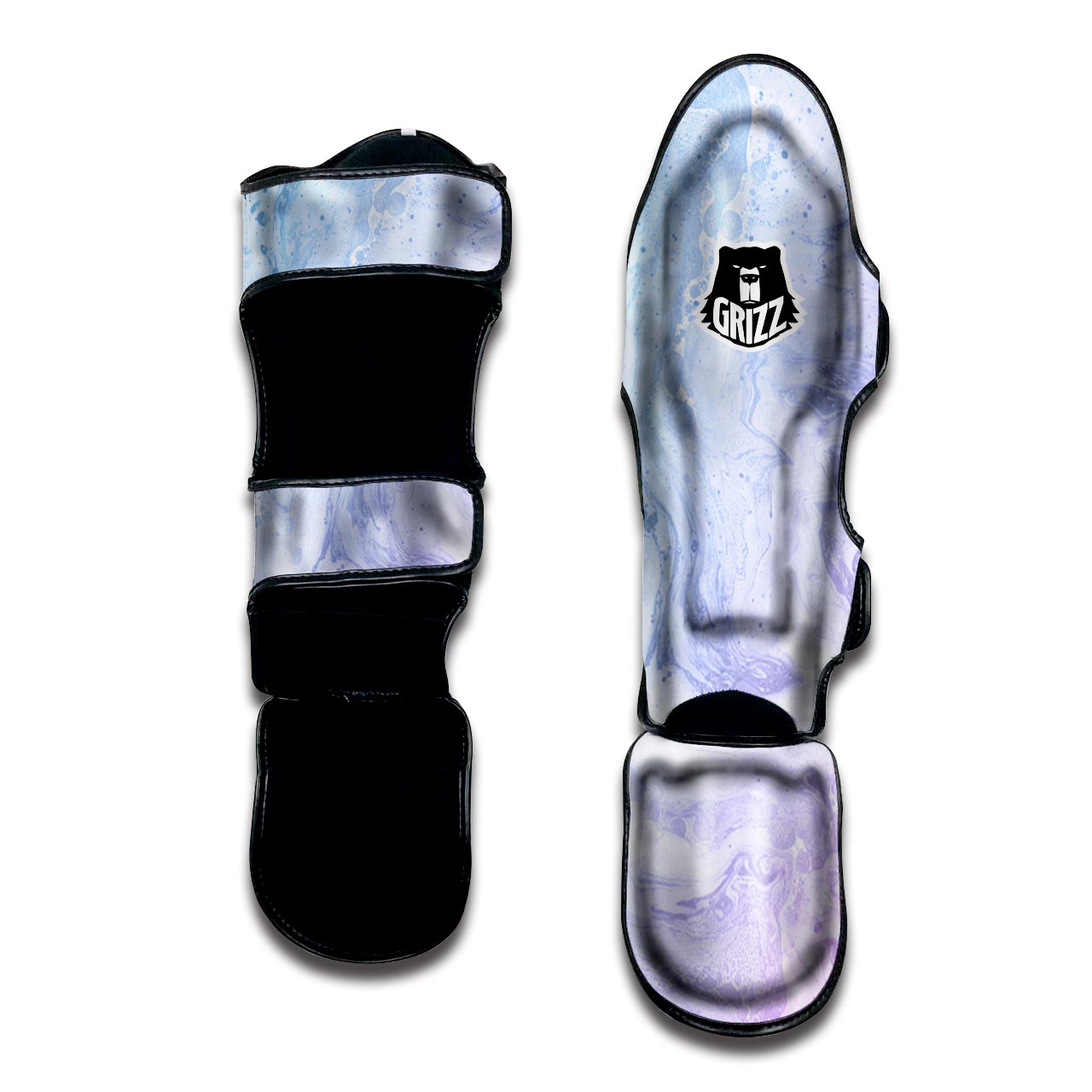 Pastel Marble Muay Thai Shin Guard-grizzshop