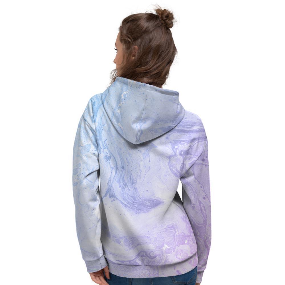 Pastel Marble Women's Hoodie-grizzshop