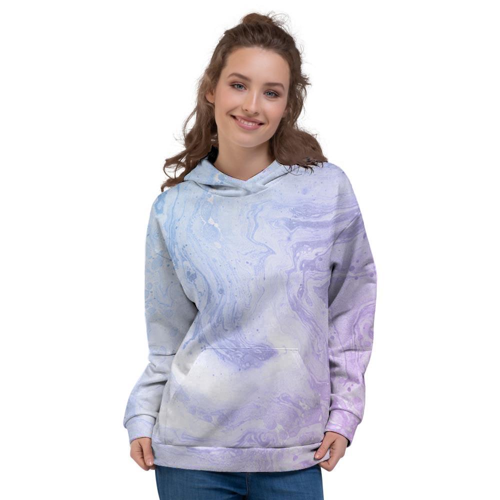 Pastel Marble Women's Hoodie-grizzshop