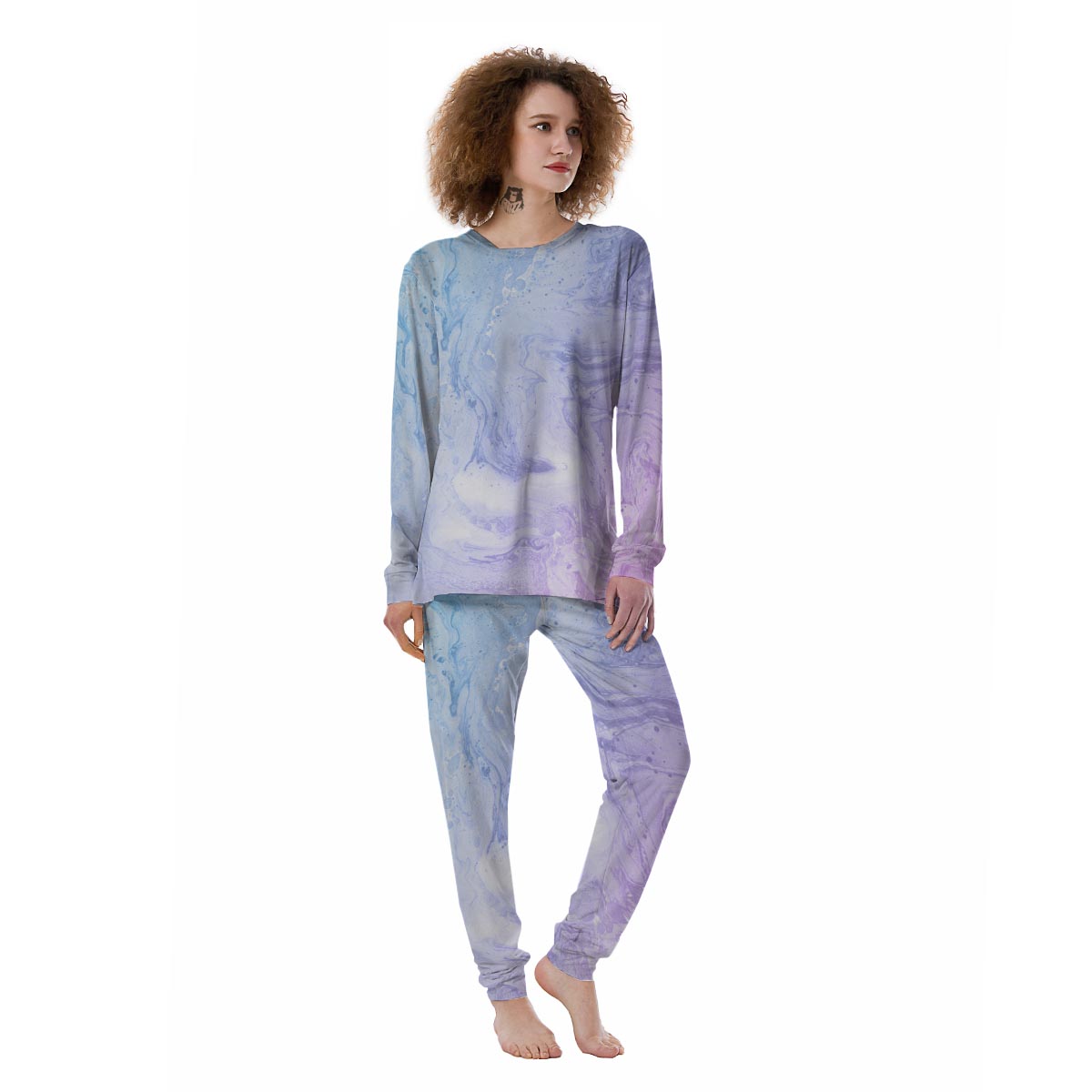 Pastel Marble Women's Pajamas-grizzshop