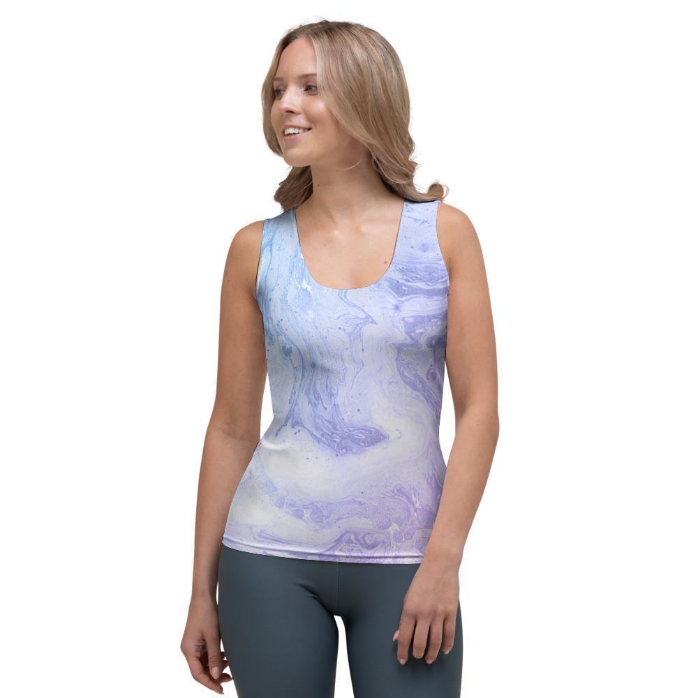 Pastel Marble Women's Tank Top-grizzshop