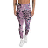 Pastel Mix Animal Skin Print Men's Leggings-grizzshop