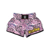 Pastel Mix Animal Skin Print Muay Thai Boxing Shorts-grizzshop