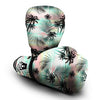 Pastel Palm Tree Hawaiian Print Boxing Gloves-grizzshop