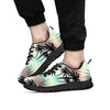 Pastel Palm Tree Hawaiian Print Men's Sneakers-grizzshop