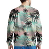 Pastel Palm Tree Hawaiian Print Men's Sweatshirt-grizzshop