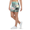 Pastel Palm Tree Hawaiian Print Mini Skirt-grizzshop