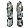 Pastel Palm Tree Hawaiian Print Muay Thai Shin Guard-grizzshop