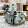 Pastel Palm Tree Hawaiian Print Recliner Cover-grizzshop