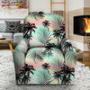 Pastel Palm Tree Hawaiian Print Recliner Cover-grizzshop