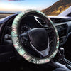 Pastel Palm Tree Hawaiian Print Steering Wheel Cover-grizzshop