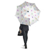 Pastel Paw Print Umbrella-grizzshop