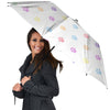 Pastel Paw Print Umbrella-grizzshop