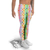 Pastel Polka Dots Print Pattern Men's Leggings-grizzshop