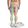 Pastel Polka Dots Print Pattern Men's Leggings-grizzshop