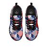 Patchwork American Patriotic Print Black Sneaker-grizzshop