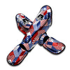 Patchwork American Patriotic Print Muay Thai Shin Guards-grizzshop