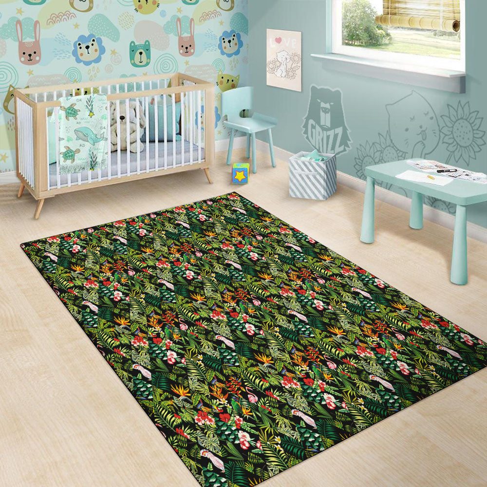Patchwork Exotic Print Pattern Floor Mat-grizzshop